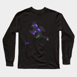 8-Bit Microraptor Long Sleeve T-Shirt